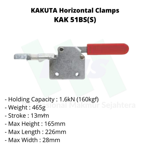 [EZM.1043388] KAKUTA Horizontal Clamps KAK 51BS(S)