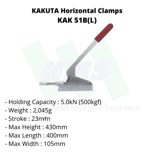 [EZM.1043391] KAKUTA Horizontal Clamps KAK 51B(L)