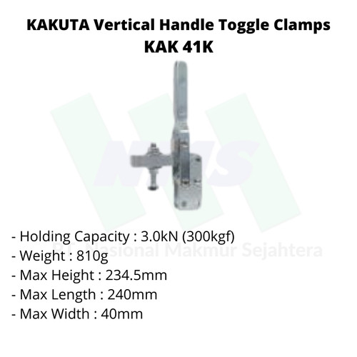 [EZM.1043405] KAKUTA Vertical Handle Toggle Clamps KAK 41K
