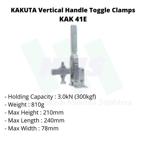 [EZM.1043406] KAKUTA Vertical Handle Toggle Clamps KAK 41E