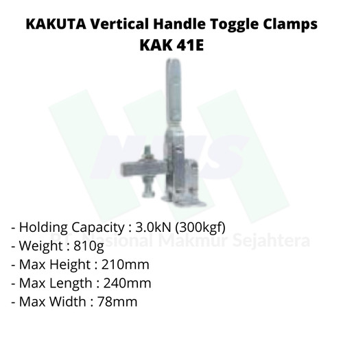 [EZM.1043406] KAKUTA Vertical Handle Toggle Clamps KAK 41E