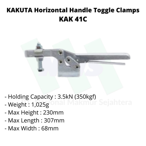 [EZM.1043407] KAKUTA Horizontal Handle Toggle Clamps 41C