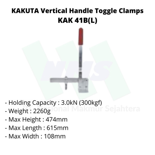 [EZM.1043409] KAKUTA Vertical Handle Toggle Clamps KAK 41B(L)