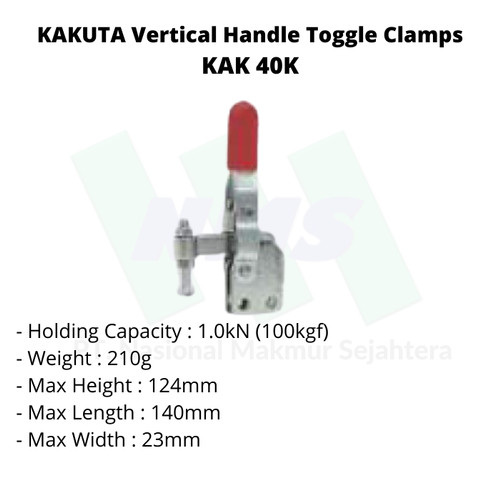 [EZM.1043413] KAKUTA Vertical Handle Toggle Clamps KAK 40K