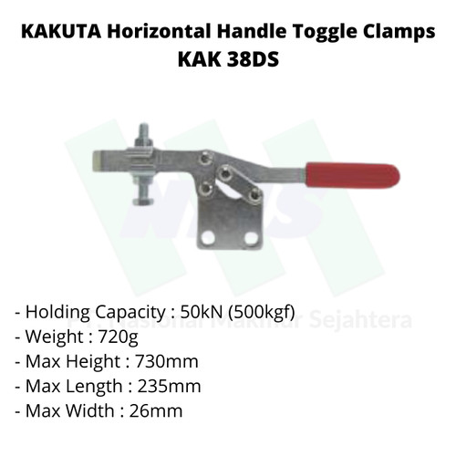 [EZM.1043419] KAKUTA Horizontal Handle Toggle Clamps KAK 38D(S)