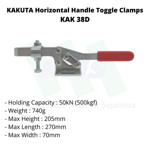 [EZM.1043420] KAKUTA Horizontal Handle Toggle Clamps KAK 38D