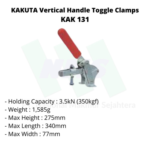 [EZM.1043436] KAKUTA Vertical Handle Toggle Clamps KAK-131