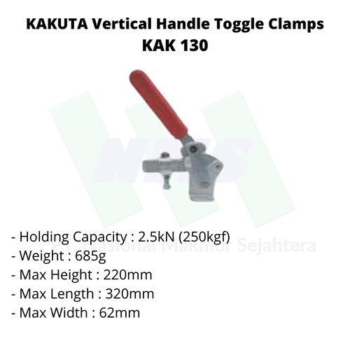 [EZM.1043437] KAKUTA Vertical Handle Toggle Clamps KAK-130