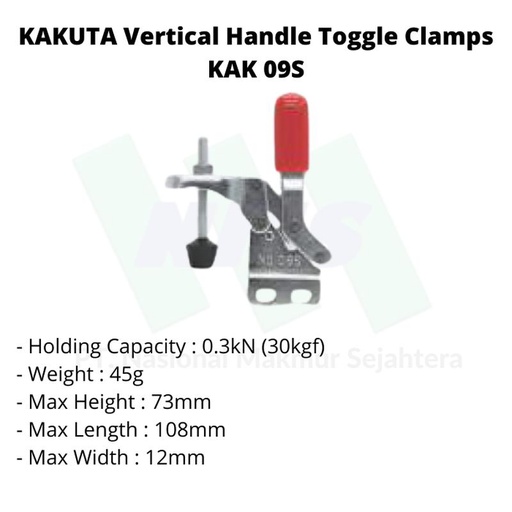 [EZM.1043442] KAKUTA Vertical Handle Toggle Clamps KAK 09S