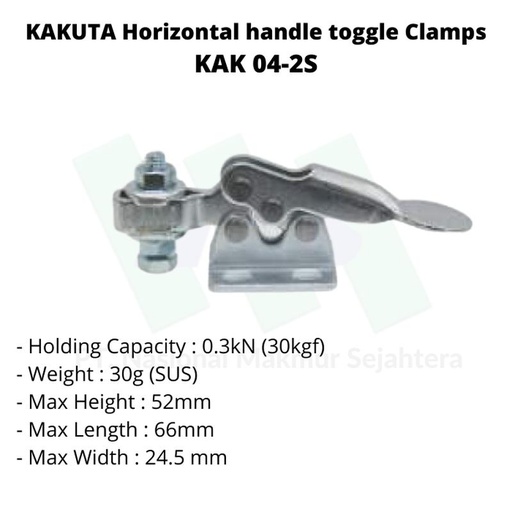 [EZM.1043448] KAKUTA Horizontal handle toggle Clamps KAK 04-2S