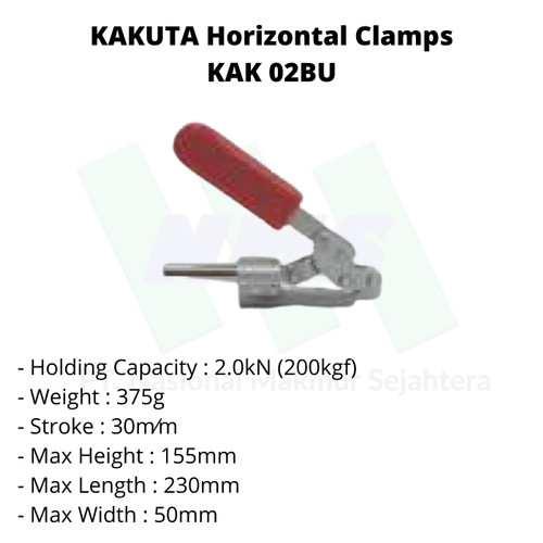 [EZM.1043451] KAKUTA Horizontal Clamps KAK 02BU