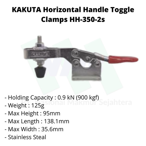 [EZM.1043473] KAKUTA 'Horizontal Handle Toggle Clamps HH350-2S