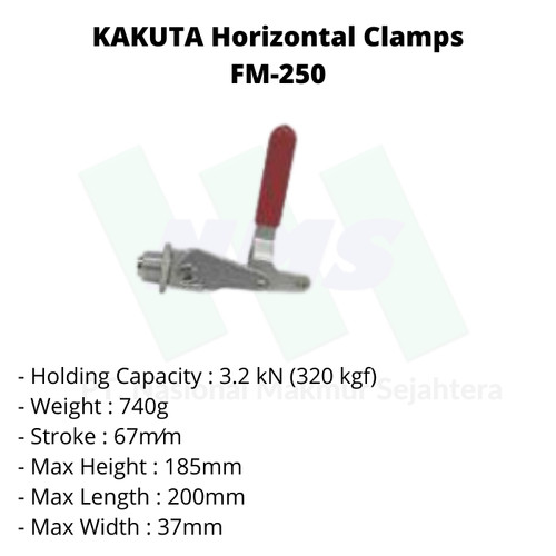 [EZM.1043478] KAKUTA Horizontal Clamps FM250