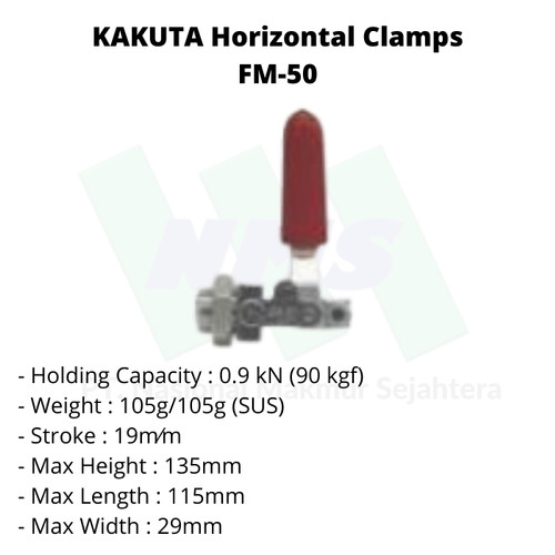 [EZM.1043479] KAKUTA Horizontal Clamps FM-50
