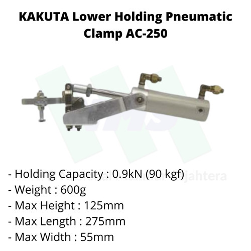 [EZM.1043491] Penjepit Plat Lower Holding Pneumatic Clamp AC-250 KAKUTA