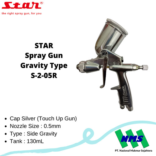 [EZM.1043513] STAR Spray Gun S-2-05R Nozzle 0.5mm Touch Up Gun