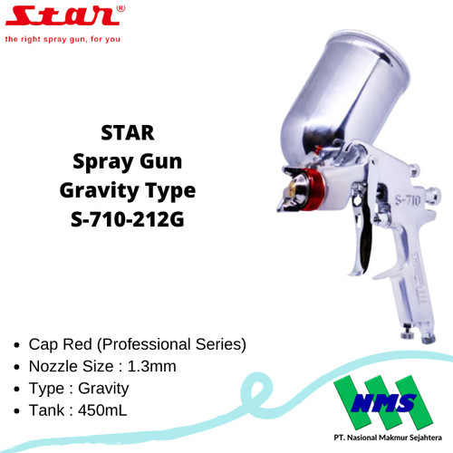 [EZM.1043524] STAR Spray Gun S-710-212G