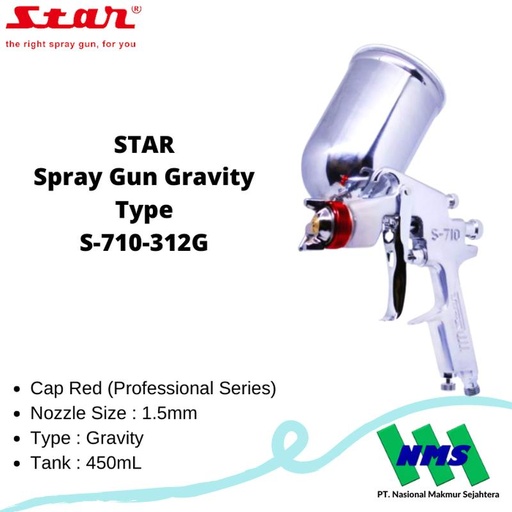 [EZM.1043525] STAR Spray Gun S-710-312G