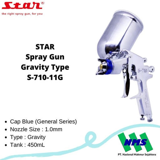 [EZM.1043530] STAR Spray Gun Type S-710-11G