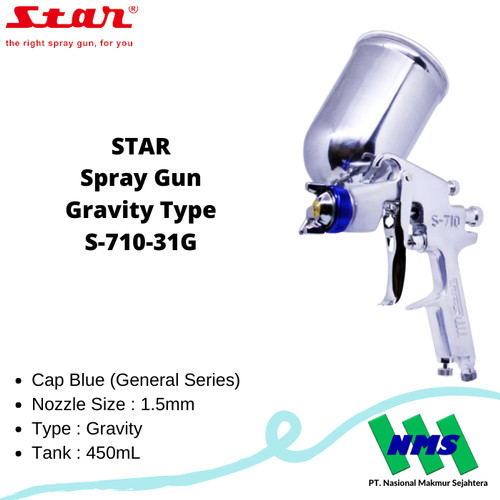 [EZM.1043531] STAR Spray Gun S-710-31G
