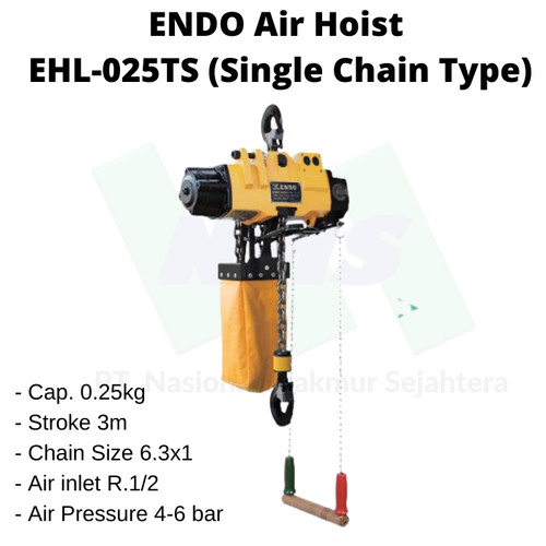 [EZM.1043537] ENDO Air Hoist EHL-025TS (Single chain type)