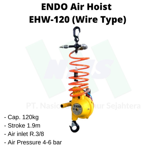 [EZM.1043542] ENDO Air Hoist EHW-120 (Wire Type)