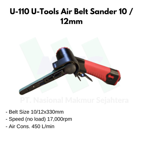 [EZM.1043545] U-110 U-Tools Air Belt Sander 10 / 12mm