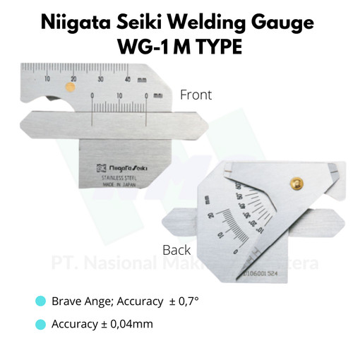 Niigata Seiki Welding Gauge WG-1 M Type
