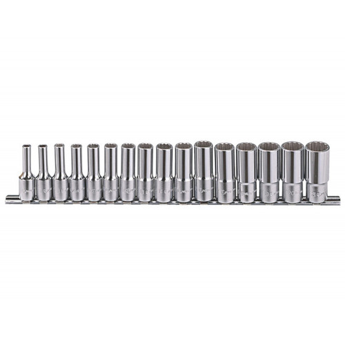 Socket Set 12pt SQ3/8" Genius TW-316MD 16pcs