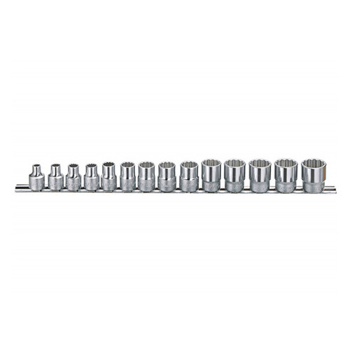 Socket Set 12pt SQ3/8" Genius TW-314S 14pcs