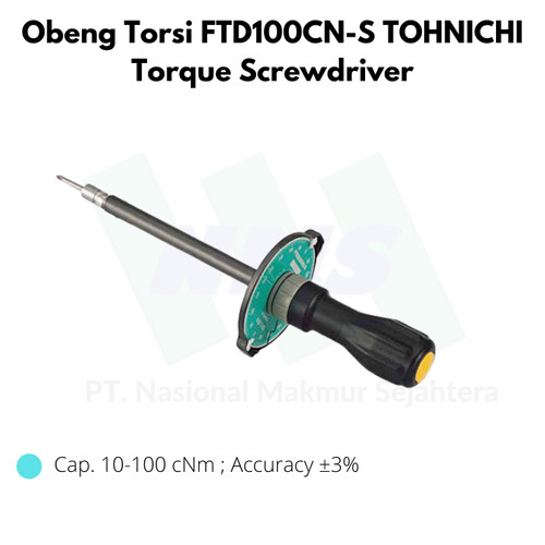 [EZM.1043729] Obeng Torsi FTD100CN-S TOHNICHI Torque Screwdriver