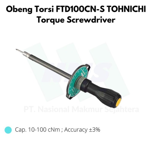 [EZM.1043729] Obeng Torsi FTD100CN-S TOHNICHI Torque Screwdriver