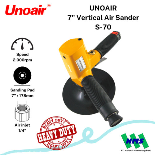 [EZM.1043974] Mesin Poles Angin Vertical Air Vertical Polisher UNOAIR S-70
