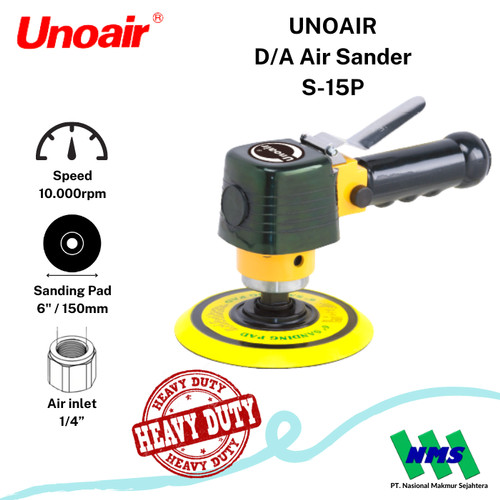 [EZM.1043977] Amplas Angin 6 inch Air Sander UNOAIR S-15P