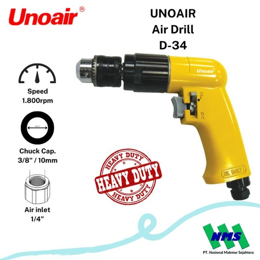[EZM.1044002] Bor Angin Air Drill UNOAIR D-34