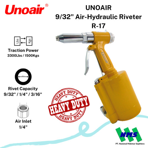 [EZM.1044005] Unoair Air Hydraulic Riveter R-17