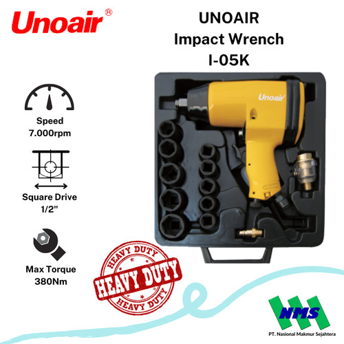 [EZM.1044010] Pembuka Baut Angin Impact Wrenches UNOAIR I-05K