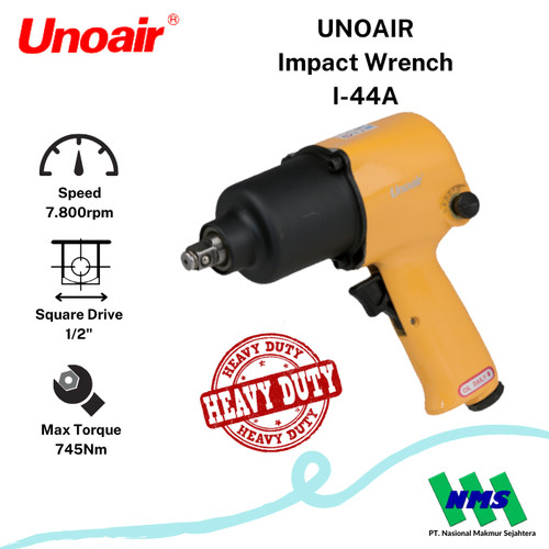 [EZM.1044016] Pembuka Baut Angin 1/2 inch Impact Wrenches UNOAIR I-44A