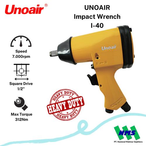 [EZM.1044018] Unoair Impact Wrench I-40