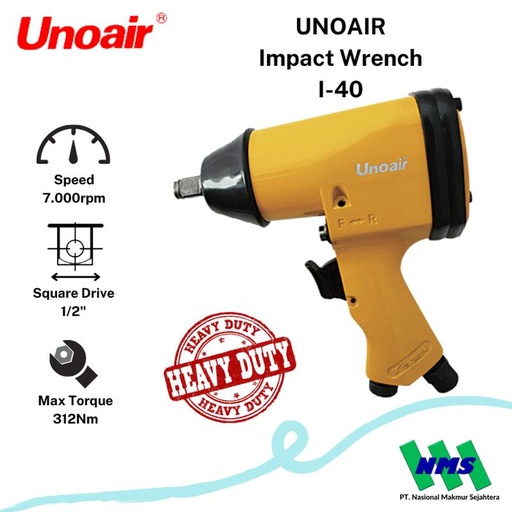[EZM.1044018] Unoair Impact Wrench I-40