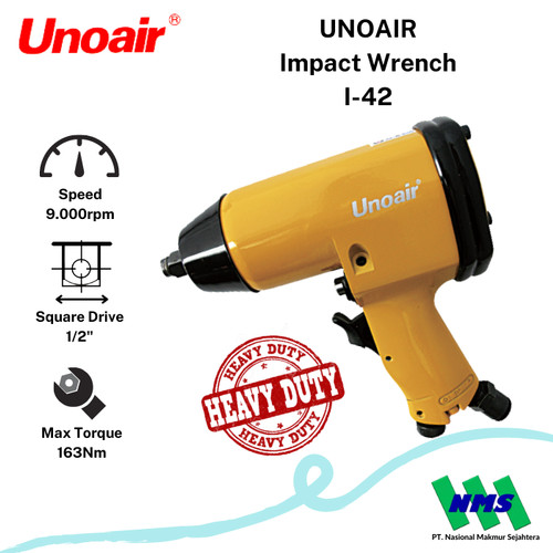 [EZM.1044019] Pembuka Baut Angin 1/2 inch Impact Wrenches UNOAIR I-42