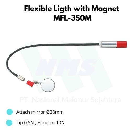 [EZM.1044048] Niigata Seiki Flexible Ligth with Magnet MFL-350M