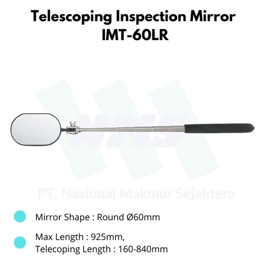 [EZM.1044053] Cermin Niigata Seiki IMT-60LR Telescoping Inspection Mirror + Stick
