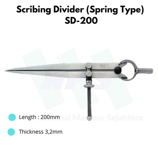 [EZM.1044063] Niigata Seiki Scribing Divider (Spring Type) SD-200