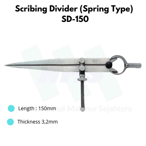 [EZM.1044064] Niigata Seiki Scribing Divider (Spring Type) SD-150