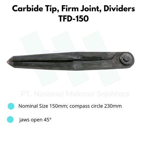 [EZM.1044075] Niigata Seiki Carbide Tip, Firm Joint, Dividers TFD-150