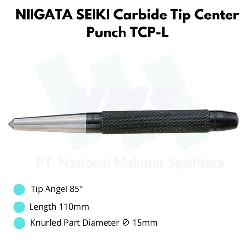 [EZM.1044088] Niigata Seiki Carbide Tip Center Punch TCP-L