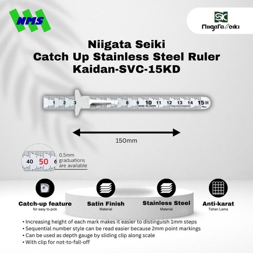 [EZM.1044098] Niigata Seiki Clip Scale Kaidan SVC-15KD