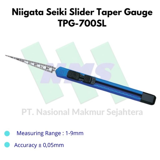 [EZM.1044105] Niigata Seiki Slider Taper Gauge TPG-700SL
