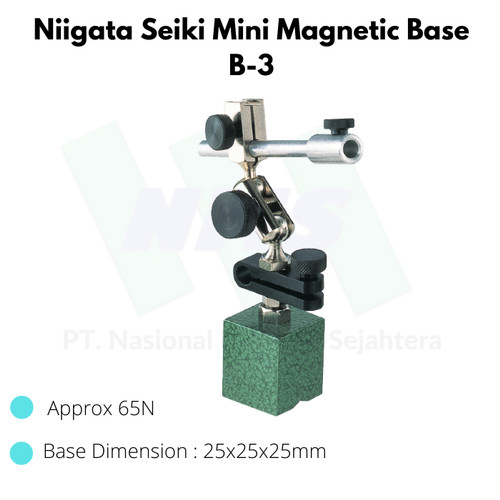 [EZM.1044109] Niigata Seiki Mini Magnetic Base B-3 Stand Magnet Dial Gauge Indicator